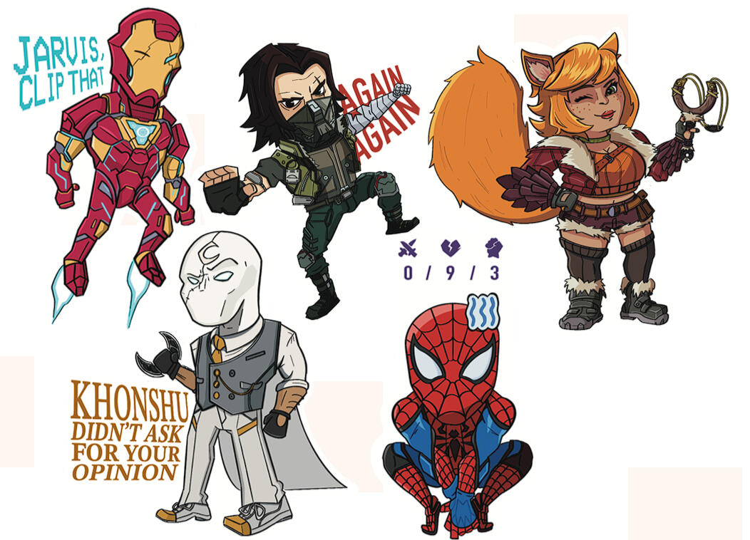 MArvel Rivals Stickers