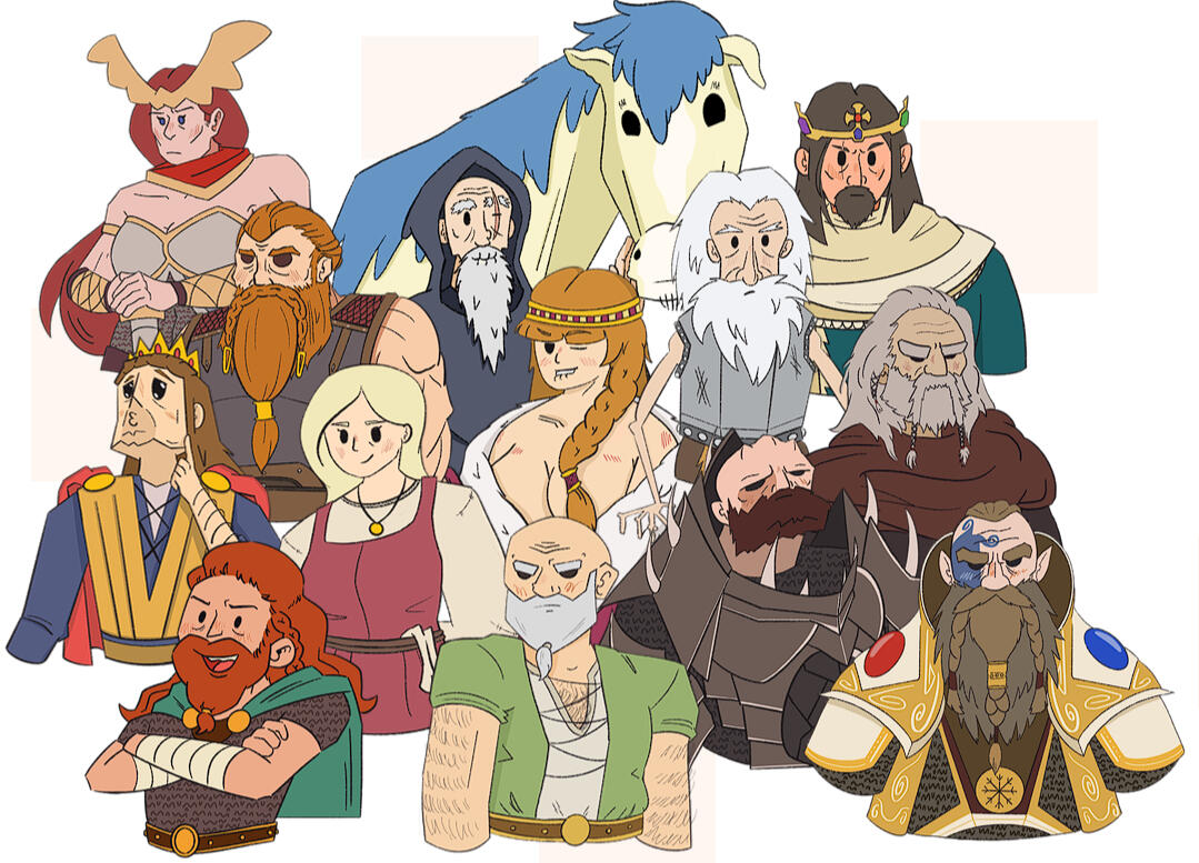 Norse Myth Character Designs